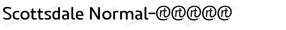 Scottsdale Normal字体转换